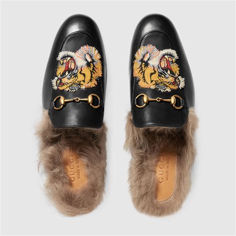 gucci fur slippers mens|Gucci fur slippers review.